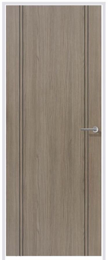 Monaco Light Grey Laminate Prehung Internal Door