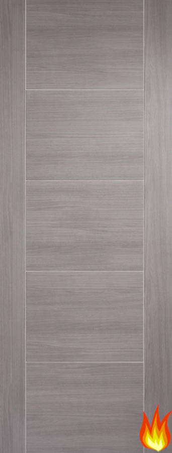 Vancouver Laminate Light Grey Internal Fire Door (FD30)