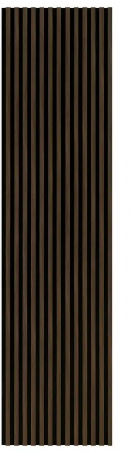 Walnut Laminate (to 3 faces) Acoustic Wall Panelling