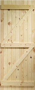 Ledged & Braced Redwood Gate