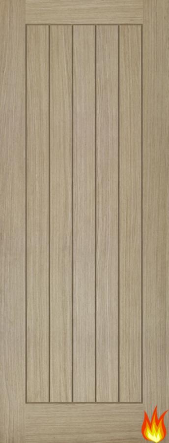 Belize Light Grey Internal Fire Door (FD30) Pre-finished