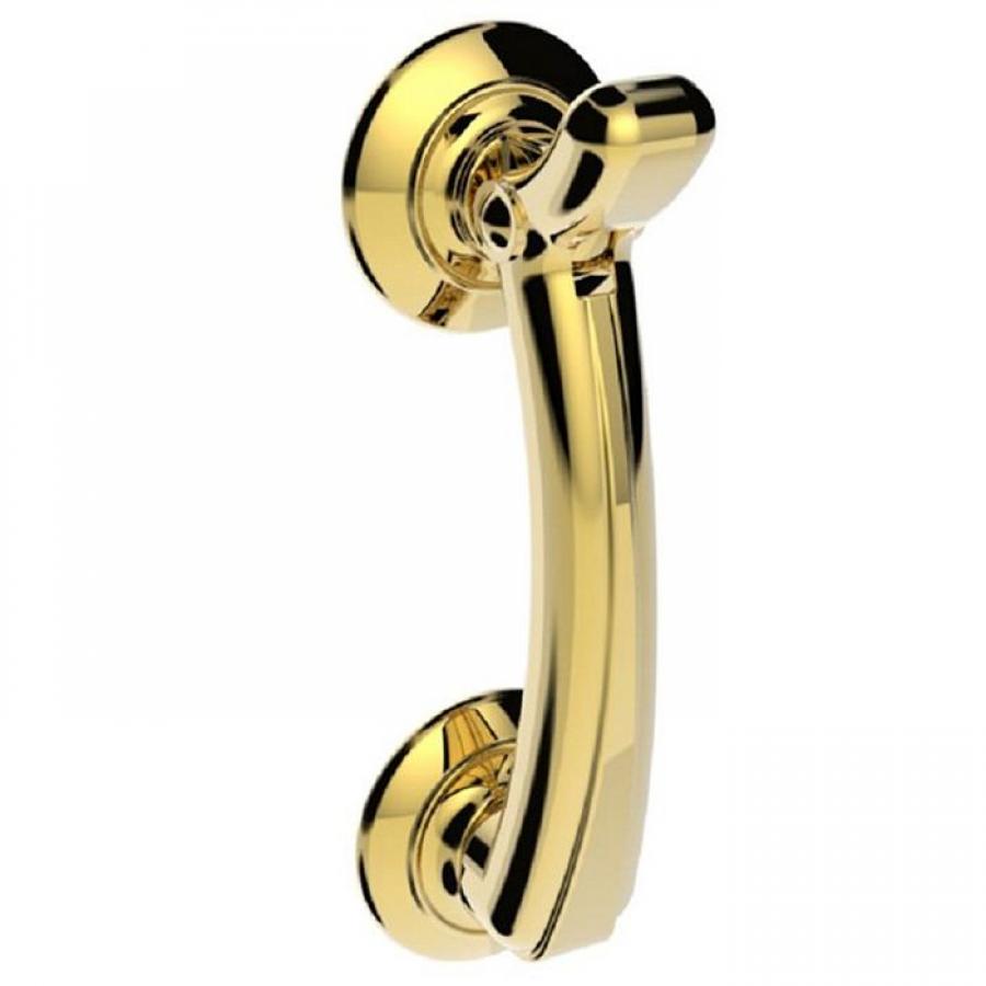 Carlisle Brass Door Knocker on Rose (various finishes)
