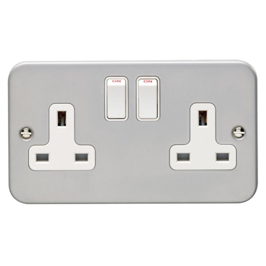13Amp 2 Gang Socket