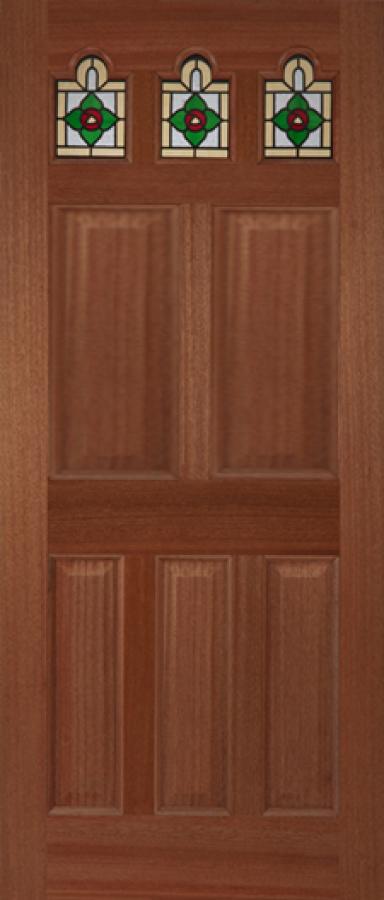 Ealing Rose External Hardwood Door (end of line) 80" x 32"