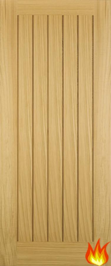 Cottage Internal Oak Fire Door