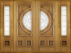 Empress Double Front Doors With Sidelights