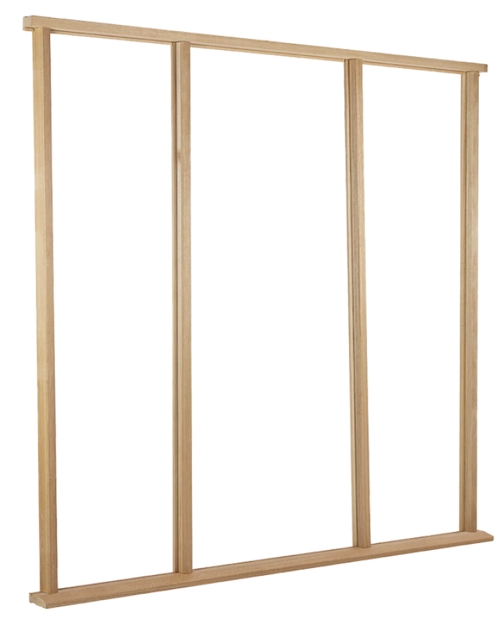 Real Oak External Frame for Single Door with Sidelight/s (cut & join)