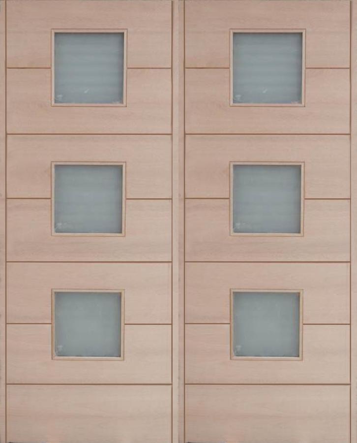 Modena 3-L Hardwood Door Pair