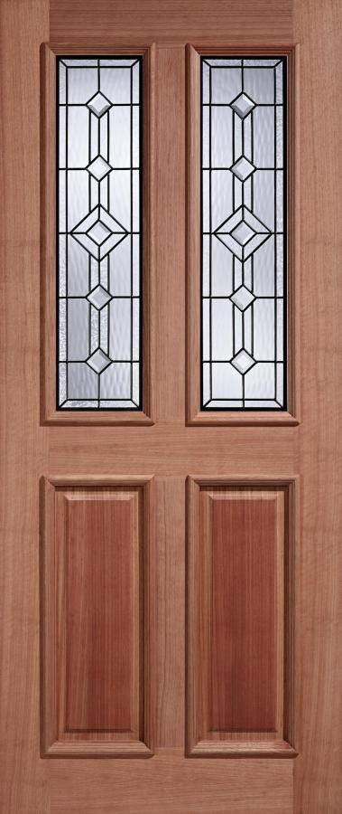 Derby Leaded External Hardwood Door