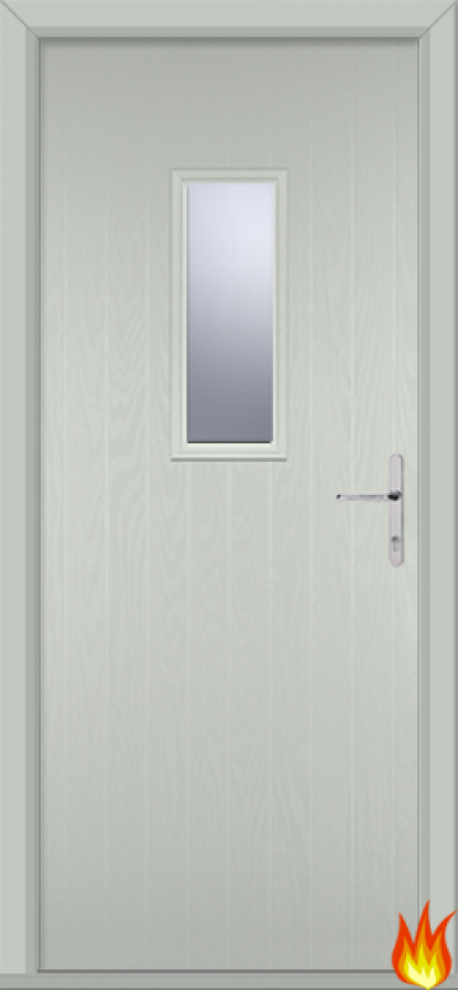 Normanton External Apartment Entrance Composite PreHung Fire Door (FD30)