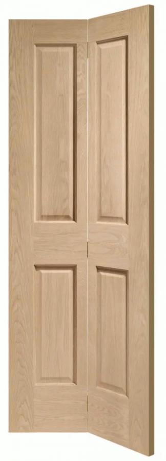 Victorian Oak Internal Bi Folding Door