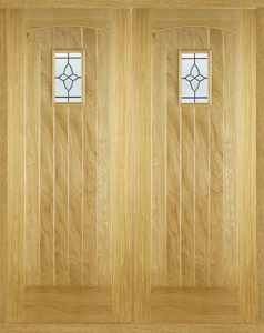 Oak Cottage Double Front Doors