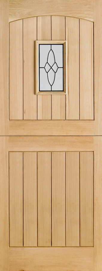 Oak Cottage External Stable Door (includes Oak weather bars)