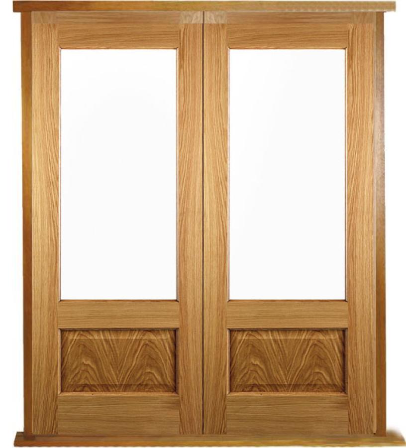 Chiswick Prehung Bespoke Solid Oak Double Doors