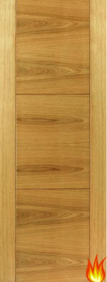 Mistral Internal Oak Fire Door FD30 (pre-finished)