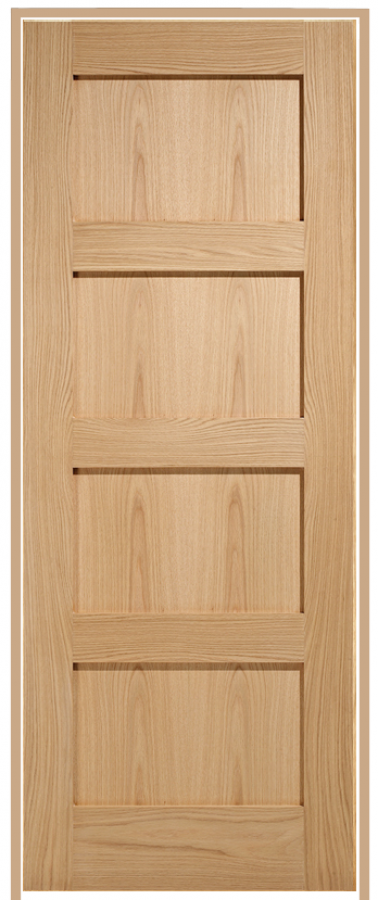 Shaker Internal Oak Prehung Door (un/pre-finished)