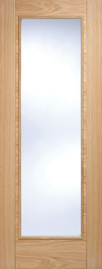 Vancouver Pattern 10 Glazed Internal Oak Door (pre-finished)