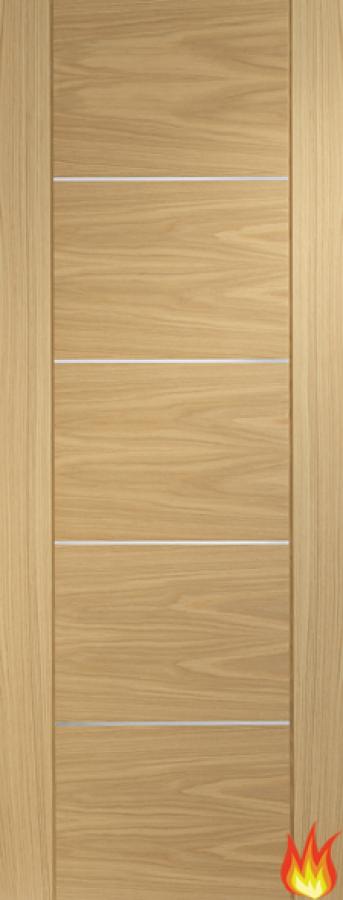 Portici Internal Oak Fire Door (pre-finished)