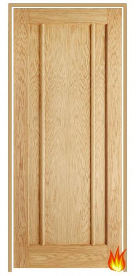 Lincoln Internal Oak Prehung Fire Door (un/pre-finished)