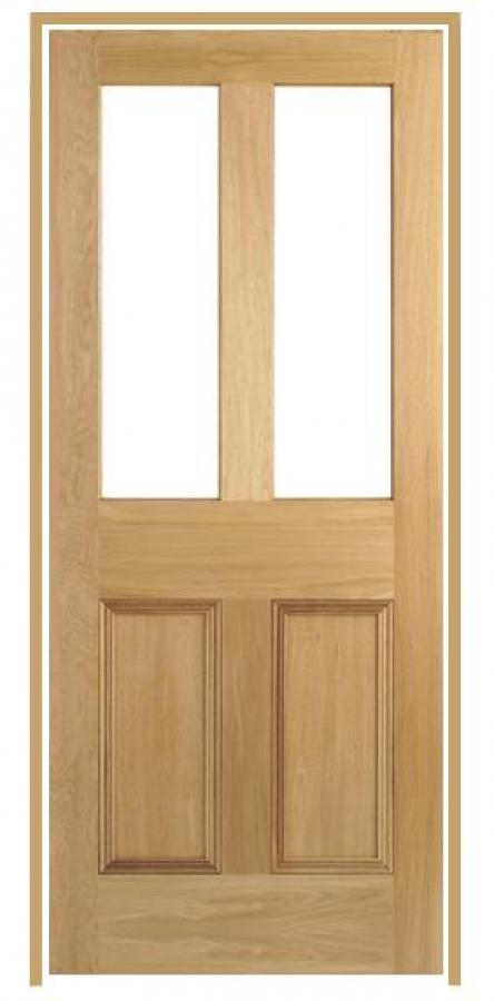 Nostalgia Malton Oak Unglazed Internal Prehung Door (un-finished)
