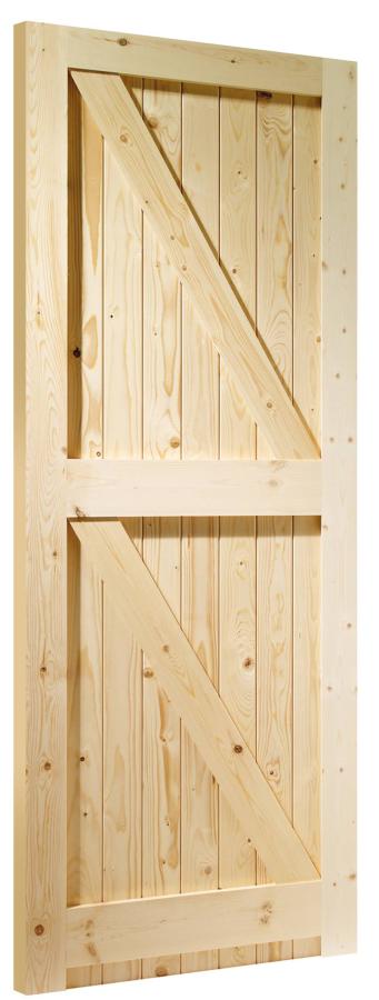 Framed Ledged & Braced Redwood Gate