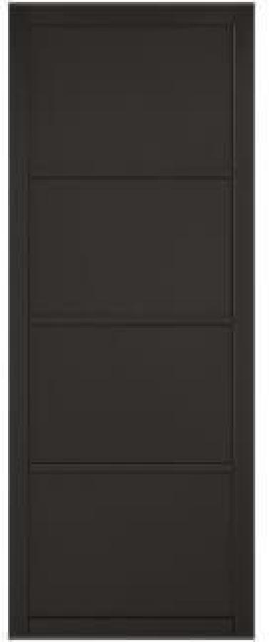 Rome 4-Panel Black Internal Door (pre-finished)