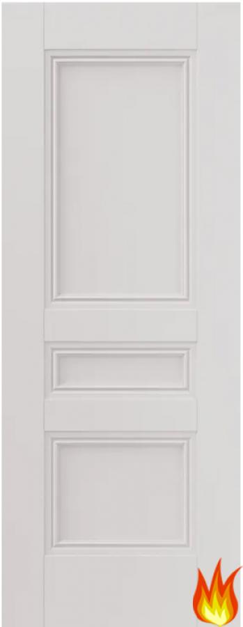 Osborne 3 Panel White Primed Internal Fire Door (FD30)