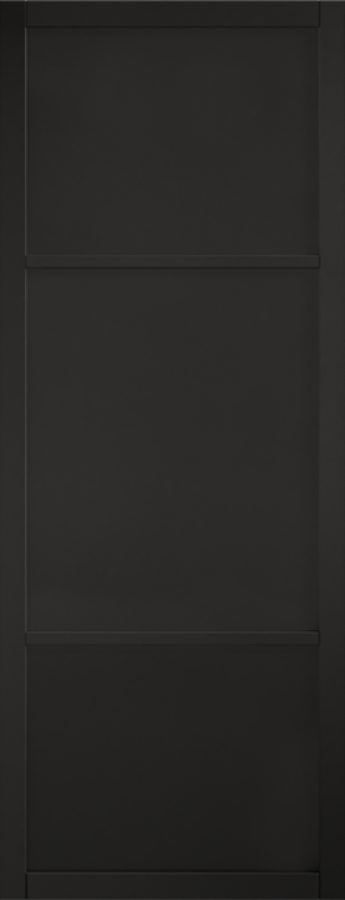 Sutton Black (pre-finished) Internal Door