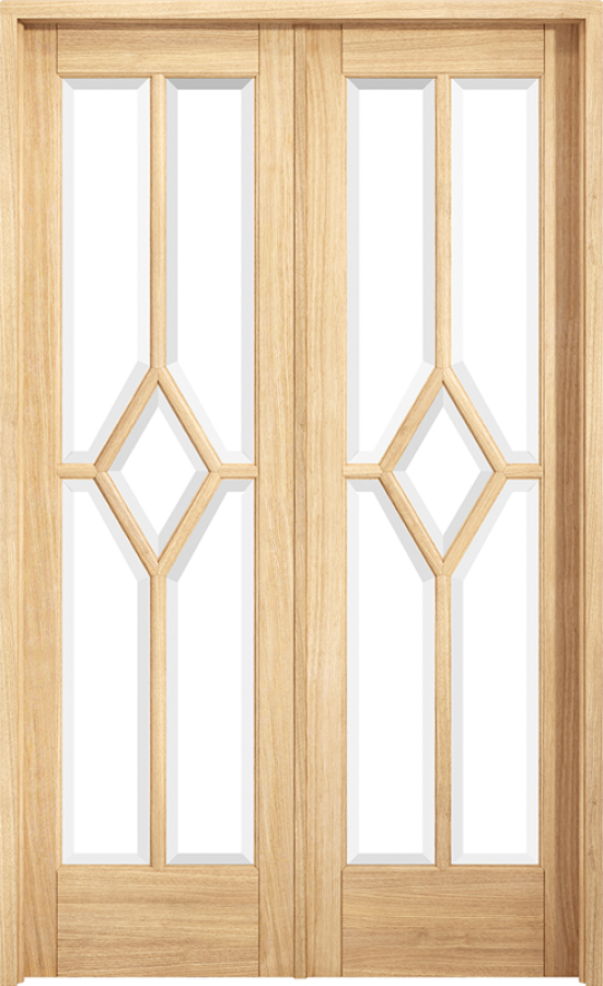 Reims 4' Oak Room Divider Set (pre-finished)
