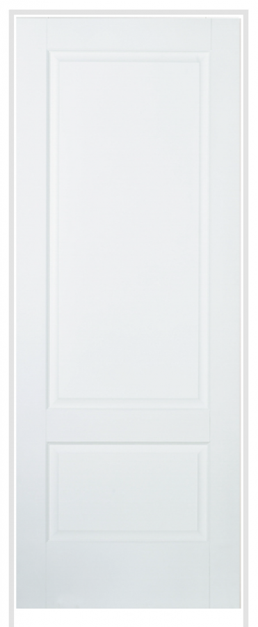 Brooklyn 2 Panel White Prehung Internal Door