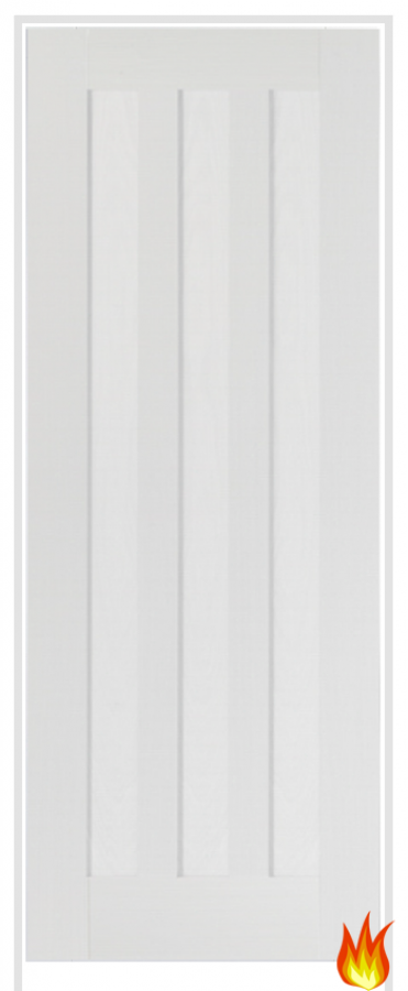 Idaho Primed White Prehung Internal Fire Door (FD30)