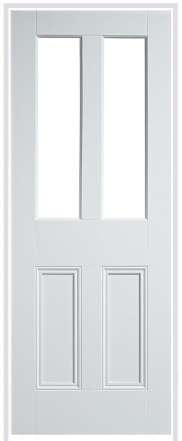 Nostalgia Malton White Prehung Internal Door (unglazed)