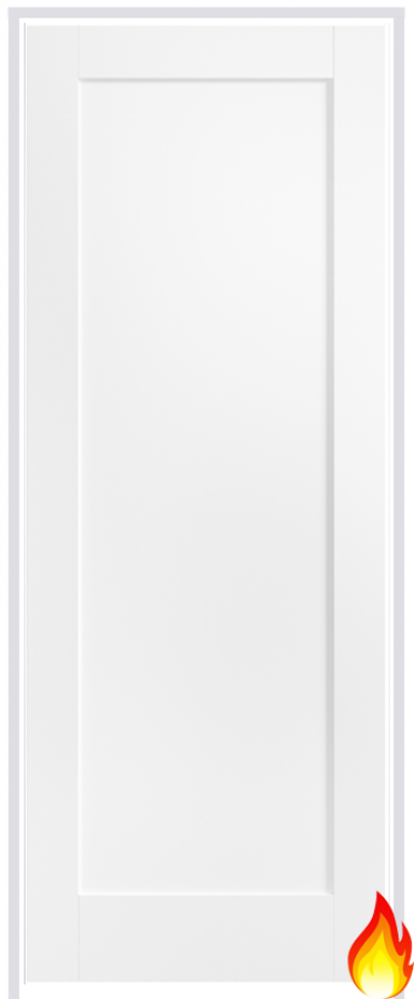 Pattern 10 Primed White Prehung Internal Fire Door (FD30)