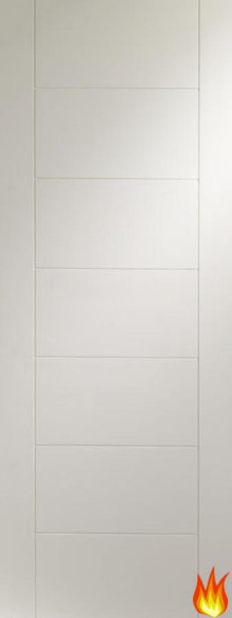 Palermo White Primed Internal Fire Door (FD30)