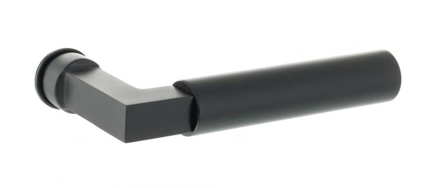 5S Line Covas Matt Black Designer Lever on Concealed Rose