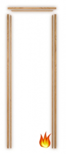 Solid Oak Fire Door Lining (with intumescent groove)