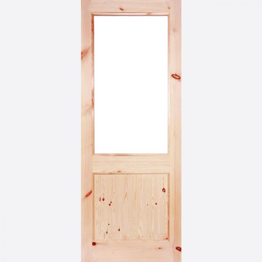 2XG 1 Panel Redwood External Door (unglazed)