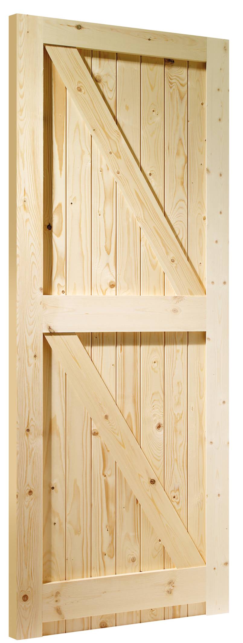 Framed Ledged & Braced Redwood Gate