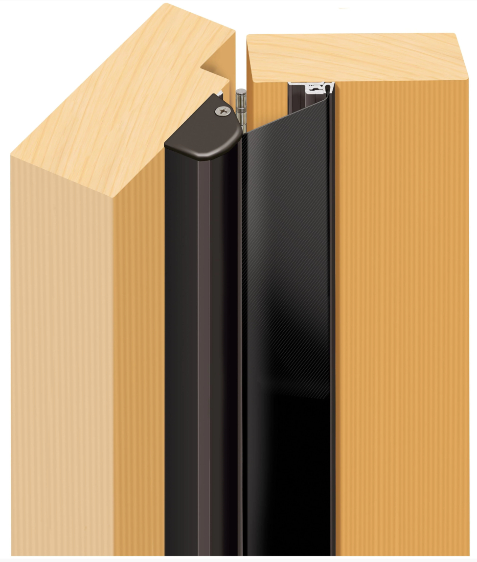 Roller Door Finger Guard Protector – Fire Rated FD30/60 - 1925mm - Black/Silver/White