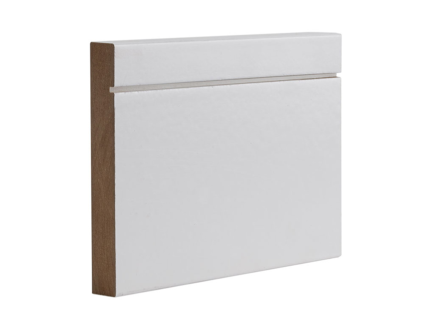 Shaker White Primed Skirting (4 x 3.6m pack)