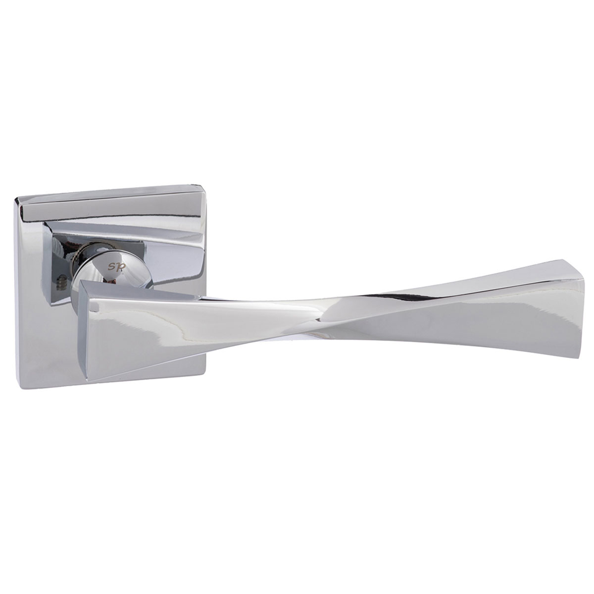 Guido Lever Handle on Rose (various finishes)