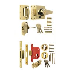ERA BS3621 Night Latch and Euro Profile Deadlock/Thumb Turn