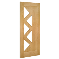 Cottage Ely 5-Light Glazed Internal Oak Door (18mm lippings) Pre-finished