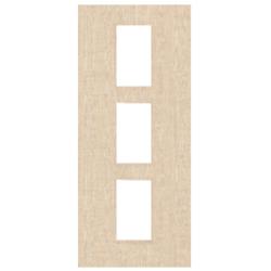 Ash Veneered Door with Glass Opt. 11 (pre-finished)