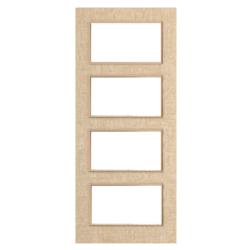 Ash Veneered Door with Glass Opt. 4 (pre-finished)