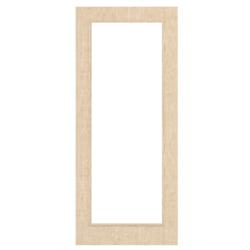 Ash Veneered Door with Glass Opt. 5 (pre-finished)