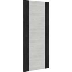 Flush Light Grey/Dark Grey Stiles Internal Door (pre-finished)