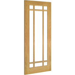 Kerry Oak Door with Clear Glass (18mm lippings)