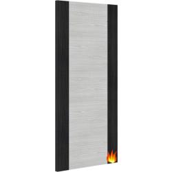 Flush Light Grey/Dark Grey Stiles Internal Fire Door (pre-finished) FD30