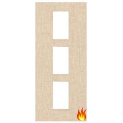 Ash Veneered Fire Door with Glass Opt. 11 (pre-finished)